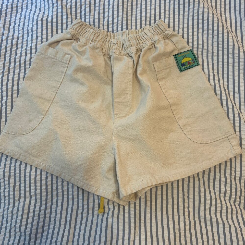 Canvas Drawstring Shorts